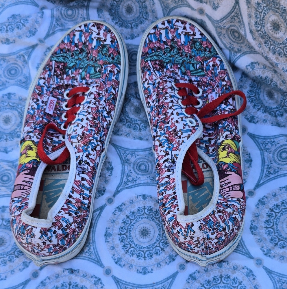 Vans x Where’s Waldo Land of Waldos Classic Authentic Sneakers